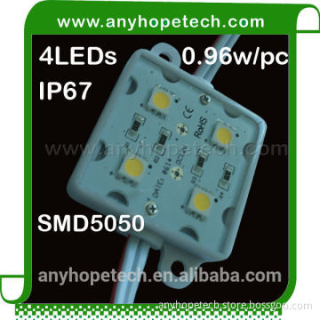 Lowest price IP67 0.96w per pcs 4LEDs 5050 led module